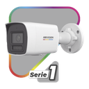 [Dual Light + ColorVu] Bala IP 2 Megapixel / Lente 2.8 mm / 30 mts IR + 30 mts Luz Blanca / Micrófono Integrado / ACUSENSE Lite / Exterior IP67 / WDR 120 dB / PoE / Micro SD / ONVIF