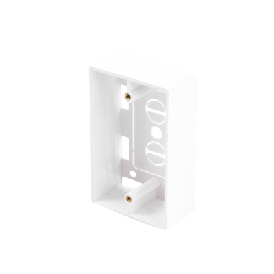 Caja de Pared Universal, Color blanco, Para montaje con Placas de Pared