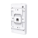 Punto de acceso Omada doble banda 802.11ac, PoE 802.3af/at, MU-MIMO, MIMO 2x2 diseño placa de pared con tres puertos adicionales, soporta hasta 100 clientes.