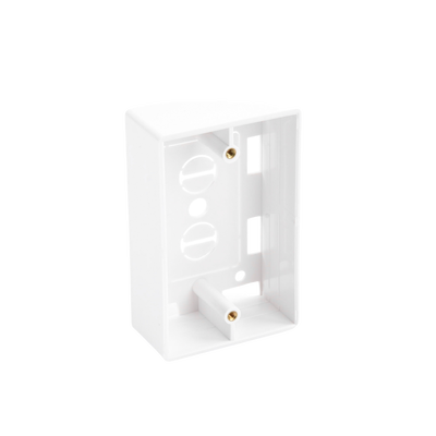 Caja de Pared Universal, Color blanco, Para montaje con Placas de Pared