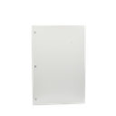 Gabinete de Acero IP66 Uso en Intemperie (800 x 1200 x 400 mm) con Placa Trasera Interior Metálica y Compuerta Inferior Atornillable (Incluye Chapa y Llave).
