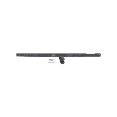 PDU Monitoreable (MI) para Distribución de Energía, Enchufe de Entrada NEMA L6-20P, Con 20 Salidas C13 y 4 C19, de Instalación Vertical, 120 o 220 Vca, 20 Amp