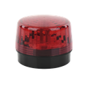 Luz Estroboscópica LED (35) / Patrones de Parpadeo Ajustables / 8 Patrones / Batería de Respaldo / 12-24 Vcc/Vca / Resistente al Clima IP66/IP55