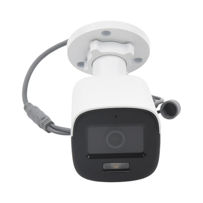 [ColorVu] Bala TURBOHD 3K (5 Megapixel) / Lente 2.8 mm / Micrófono Integrado / Imagen a Color 24/7  / Luz Blanca 20 mts / Exterior IP67 / dWDR / 4 Tecnologías / Metal