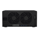 Servidor NAS de escritorio con 8 bahías / Expansible a 18 bahías / Hasta 252 TB / 4GB de RAM
