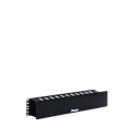 Organizador de Cables Horizontal PatchLink, Sencillo (Solo Frontal), Con Tapa Extendida, Para Rack de 19in, 2UR