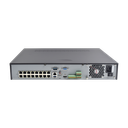 NVR 8 Megapixel (4K) / 16 canales IP /16 Puertos PoE+ / Soporta Cámaras con AcuSense / 4 Bahías de Disco Duro / Switch PoE 300 mts / HDMI en 4K