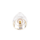 Adaptador UNIDAPT Hembra a Conector SMB Plug (Pin Hembra), Plata/ Oro/ Teflón.