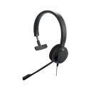 Jabra Evolve 30 Mono con conexión USB / 3.5mm, micrófono con cancelación de ruido y controlador en el cable con botones e indicadores LED (5393-829-309)