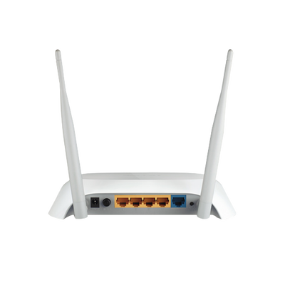 Router inalámbrico  3G/4G, 300 Mbps 1 puerto USB (3G/4G), 1 puerto WAN 10/100 Y 4 puertos LAN 10/100, 2 antenas omnidireccionales de 5 dBi
