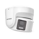 [ PROTECCIÓN ACTIVA ] Turret IP Panorámica 8 Megapíxel / 2 Lentes 4 mm (180°) / Imagen a Color 24/7 (ColorVu) / PoE / WDR 130° / IP67 / ACUSENSE / Luz Estroboscópica y Alarma Audible / 30 mts Luz Blanca / Micro SD