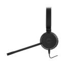 Jabra Evolve 30 Duo con conexión USB / 3.5mm, micrófono con cancelación de ruido y controlador en el cable con botones e indicadores LED (5399-829-309)