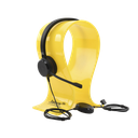Jabra Evolve 30 Duo con conexión USB / 3.5mm, micrófono con cancelación de ruido y controlador en el cable con botones e indicadores LED (5399-823-309)