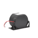 Alarma de reversa vehicular con montaje para superficies, 12-36 Vcc, 112 dBA