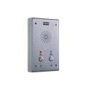Intercomunicador IP, 2 líneas SIP, 2 relevadores con 2 botónes para llamada, anti-vandálico, IP65 e IK10, PoE