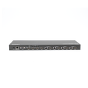 MATRICIAL Y EXTENSOR DE VIDEO HDMI 4 x 4 / 4 Entradas HDMI / 4 Salidas HDMI Loop / 4 Salidas RJ45 para Extender la señal 40 metros por salida  /  1080 @ 60Hz / Conmutación por RS232, Control Remoto o Ethernet.