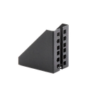 Par de Sujetadores para Instalación de Equipo Rackeable en Placa o Pared (hasta 2U), Puede soportar 10 Kg