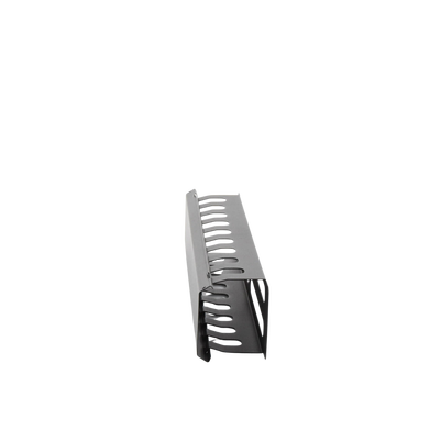 Organizador de Cables Horizontal de 2U para Rack de 19" con Cubierta Metálica