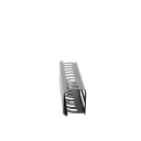 Organizador de Cables Horizontal de 2U para Rack de 19" con Cubierta Metálica