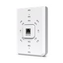 Access Point UniFi U6 In Wall/Montaje p/pared, WIFI 6 2.4 Y 5 Ghz, hasta 5.3 Gbps, 1 pto PoE In, 4 ptos secundarios (1 PoE Out)