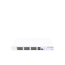 CRS328-24P-4S+RM - 24 port Gigabit Ethernet router/switch with four 10Gbps SFP+