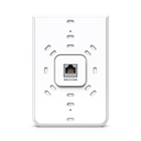Access Point UniFi U6 In Wall/Montaje p/pared, WIFI 6 2.4 Y 5 Ghz, hasta 5.3 Gbps, 1 pto PoE In, 4 ptos secundarios (1 PoE Out)