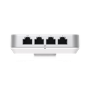 Access Point UniFi U6 In Wall/Montaje p/pared, WIFI 6 2.4 Y 5 Ghz, hasta 5.3 Gbps, 1 pto PoE In, 4 ptos secundarios (1 PoE Out)