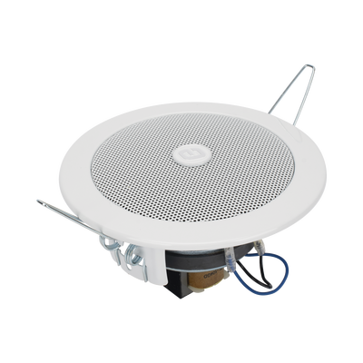 Altavoz  4" | Montaje en Techo | 3 - 6W | 70/100V | Frente Metálico | Resistente a Humedad