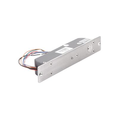 Cerradura de Perno 2000 kg de sujeción/ Abierta en caso de falla (Fail Safe)/ Con temporizador y Sensor de puerta