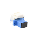 Acoplador Keystone de Fibra Óptica Monomodo SC/PC Simplex a SC/PC Simplex