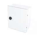 Gabinete de Poliéster IP65 Uso en Intemperie (250 x 300 x 140 mm) con Placa Trasera Interior de Plástico (Incluye Chapa y Llave).