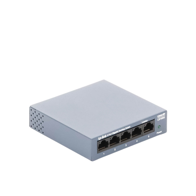 Switch de escritorio Gigabit de 5 puertos 10/100/1000Mbps, carcasa metálica