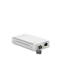 Convertidor de medios Gigabit Ethernet a fibra óptica, conector LC, multimodo (MMF), distancia de 220 hasta 500 m, con fuente de alimentación multi-región