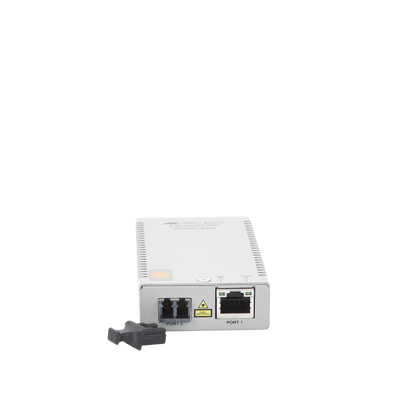 Convertidor de medios Gigabit Ethernet a fibra óptica, conector LC, multimodo (MMF), distancia de 220 hasta 500 m, con fuente de alimentación multi-región