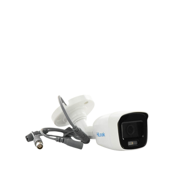 [ColorVu] Bala TURBOHD 2 Megapixel (1080p) / Imagen a Color 24/7 / Lente 2.8 mm / Luz Blanca 20 mts / IP66 / Policarbonato / Microfono Integrado