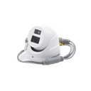 Ultra Mini Turret TURBO 2 Megapixel (1080p) / Gran Angular / Lente 2.8 mm / 20 mts IR EXIR / Exterior IP67 / 4 Tecnologías (TVI / AHD / CVBS) / dWDR / Color Blanco