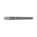 Switch inteligente de distribución o core, Stackeable, Capa 3, 24 x 1000 Mbps + 4 x SFP+ 10 G, Doble fuente de alimentación redundante