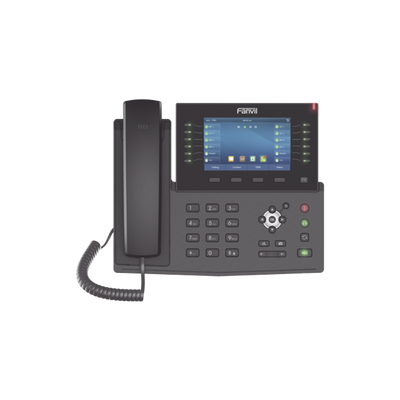 Teléfono IP empresarial para 20 lineas SIP, Bluetooth integrado para diademas, PoE y hasta 60 botones DSS con doble puerto Gigabit, soporta recepción de video