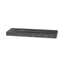 MATRICIAL Y EXTENSOR DE VIDEO HDMI 4 x 4 / 4 Entradas HDMI / 4 Salidas HDMI Loop / 4 Salidas RJ45 para Extender la señal 40 metros por salida  /4K / Conmutación por RS232, Control Remoto o Ethernet.