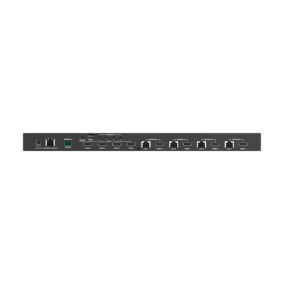 MATRICIAL Y EXTENSOR DE VIDEO HDMI 4 x 4 / 4 Entradas HDMI / 4 Salidas HDMI Loop / 4 Salidas RJ45 para Extender la señal 40 metros por salida  /4K / Conmutación por RS232, Control Remoto o Ethernet.