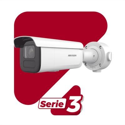 Bala IP 6 Megapixel / Lente Mot. 2.7 a 13.5 mm / 60 mts IR EXIR / Exterior IP67 / IK10 / DARKFIGHTER / PoE+ / Micro SD / Audio y Alarmas I/O / 4 Analíticos: AcuSense, Deteccion Facial, Conteo de Personas por Cruce y Zona