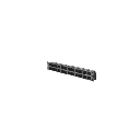 Panel de Parcheo Modular Mini-Com (Sin Conectores), Plano, Blindado, Alta Densidad, de 48 Puertos, 1UR