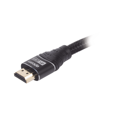 Cable HDMI Ultra-Resistente Redondo de 1m (3.2 ft) Optimizado para Resolución 4K ULTRA HD