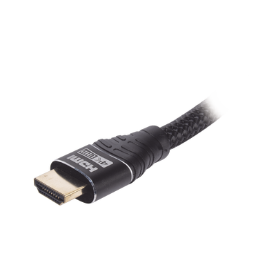 Cable HDMI Ultra-Resistente Redondo de 1m (3.2 ft) Optimizado para Resolución 4K ULTRA HD