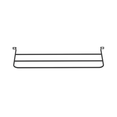 Barra para Aliviar Tensión o Peso Atrás de Patch Panel, Extendida de 7 Pulgadas, Color Negro