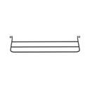 Barra para Aliviar Tensión o Peso Atrás de Patch Panel, Extendida de 7 Pulgadas, Color Negro