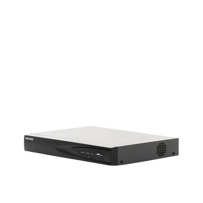 NVR 8 Megapixel (4K) (Compatible con Cámaras ACUSENSE) / 4 canales IP / 4 Puertos PoE+ / 1 Bahía de Disco Duro / Salida de Vídeo en 4K / 300 Metros PoE Modo Extendido