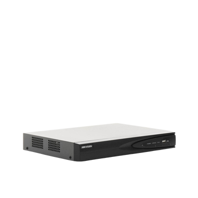 NVR 8 Megapixel (4K) (Compatible con Cámaras ACUSENSE) / 4 canales IP / 4 Puertos PoE+ / 1 Bahía de Disco Duro / Salida de Vídeo en 4K / 300 Metros PoE Modo Extendido