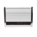 Caja Universal Vacía de 2 Módulos para Instalación en Escritorio (Voz, Datos, Video, Contactos Eléctricos), (No Incluye Accesorios)