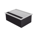 Caja Universal Vacía de 2 Módulos para Instalación en Escritorio (Voz, Datos, Video, Contactos Eléctricos), (No Incluye Accesorios)